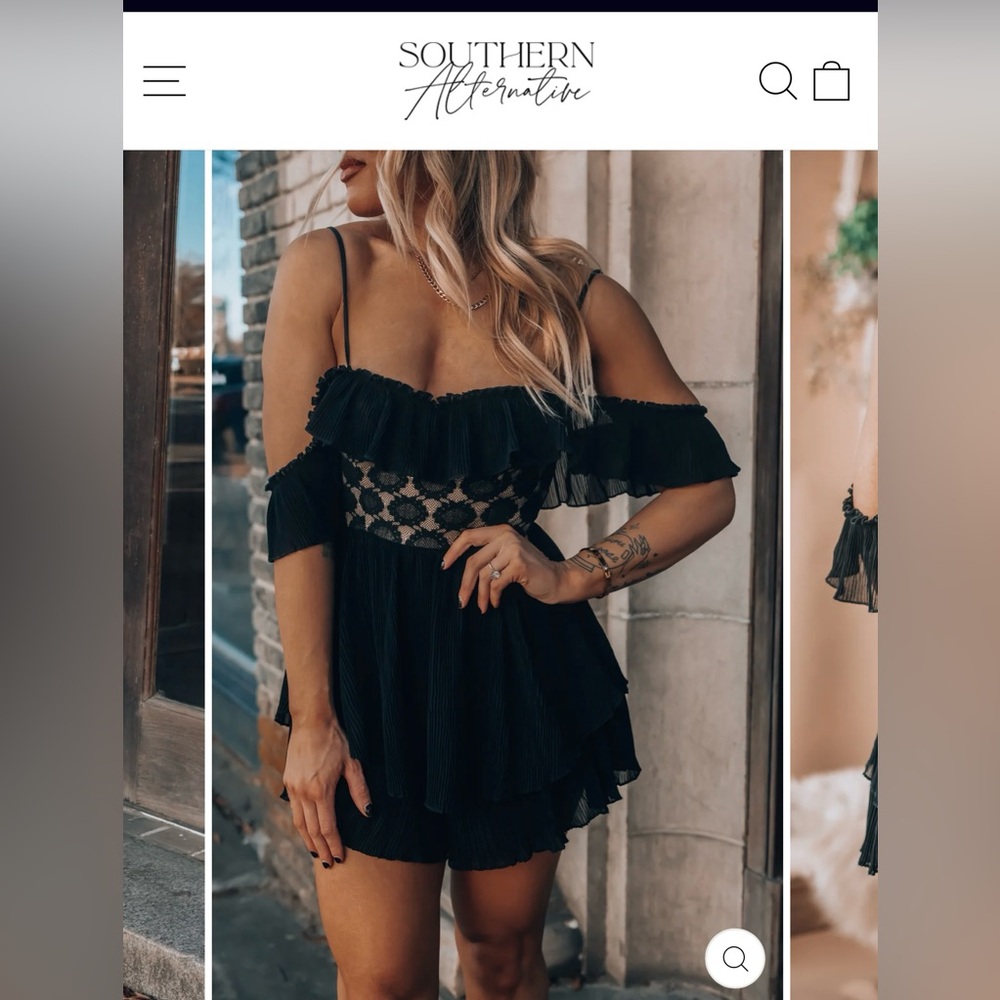 Black romper. Brand new never worn.